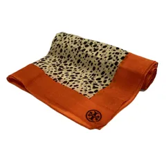 【新品未使用】TORY BURCH　大判スクエアストール・ショール 新品未使用】TORY BURCH 大判スクエアストール・ショール 楽天