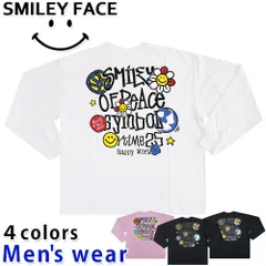 スマイル ニコちゃん 長袖 Tシャツ メンズ ワイド ヘビーウェイト グッズ 12432202