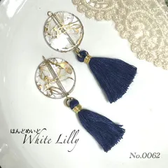 No.0062　タッセル付きピアス