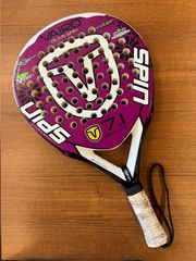 パデル　ラケット　中古　VAIRO OLIVE 7.1 SPIN ABSOHPTION SHOCK