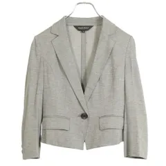 クードシャンス Jewel VOCE★テーラードジャケット 夏用 サイズ38 薄いグレー系 無地 z12242