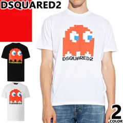 ディースクエアード DSQUARED2 Tシャツ メンズ 半袖 パックマン アイコン クルーネック 丸首 ブランド 綿100% 大きいサイズ おしゃれ 黒 ブラック PAC-MAN COOL T-SHIRT S71GD1351 S23009