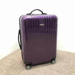 最終お値引き！【中古品】RIMOWA SALSA AIR（violet） 10泊以上] リモワ サルサデラックス 97L ブラック 4輪 RIMOWA