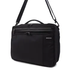 正規品5年保証 エースジーン ace.GENE ビジネスバッグ フレックスライトフィット フレックスライト FLEX LITE Fit 2WAY ショルダーバッグ (A4対応) メンズ 54556 ブラック(01)のサムネイル