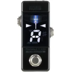 Pitchblack X mini ペダルチューナー コンパクト 省スペース ±0.1セントの高精度 ギター/ベース用 ULTRA BUFFER 搭載 KORG(コルグ) ストロボチューニング PB-X-MINI