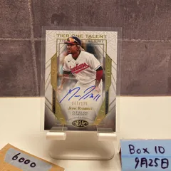2022 Topps Tier One Jose Ramirez 087/175 直筆サインカード Cleveland Guardians Third Baseman カード