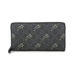 未使用級✨希少 グッチ GGスプリーム タイガ― ラウンドファスナー 長 未使用級✨希少 グッチ GGスプリーム タイガ― ラウンドファスナー 長