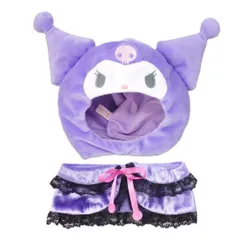 サンリオ クロミ プラッシュコスチューマー レースケープ ぬいぐるみ用コスチューム パープル Mサイズ