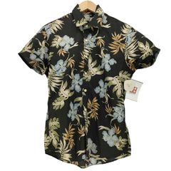 スコッチアンドソーダ SCOTCH&SODA 花柄 半袖シャツ メンズ  S