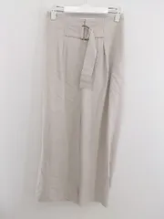 ◇ green label relaxing UNITED ARROWS タック パンツ サイズ38 ライトベージュ系 レディース P  【中古】 【1211090003218】