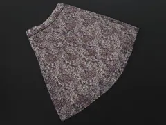 23区 花柄 プリーツ スカート size38/ラベンダー ■◇ レディース