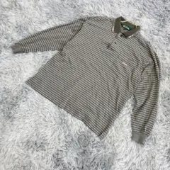 【PGA】ピージーエー  ポロシャツ【L】カジュアル  ヴィンテージ  ゴルフ  メンズ  緑系  グリーン  一点もの【送料無料】