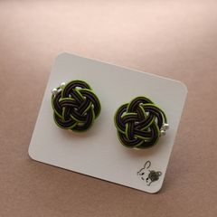 梅結びのイヤリング（大）
