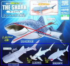 あそべる生物フィギュアシリーズ ザ・シャーク ジンベエザメ発見 B 3種