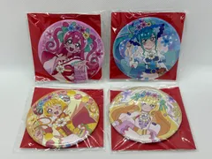 4個セット  缶バッジ デリシャスパーティ プリキュア プリティ袋 福袋2023 プリティストア限定のサムネイル