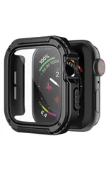 新品 AriRi アップルウォッチ カバー ケース 40mm 41mm 44mm 45mm (40mm ブラック)