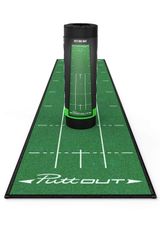 PuttOUT パッティングマット 、おまけのゲートセット ゴルフ練習器具