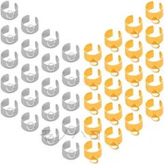 イヤーカフ パーツ ノンホールピアス 金銀セット M250426-157