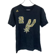 adidas 半袖 プリントTシャツ M ブラック アディダス プルオーバー ビッグプリント スポーティー 古着卸 アメリカ仕入 a705-5832