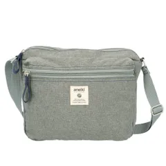 ☆ LGY.ライトグレー ☆ anelloGRANDE クラフトショルダー GTM0302Z アネロ ショルダーバッグ anello GRANDE TM0302Z レディース メンズ 斜めがけ 大人 大きめ 大容量 A5 軽量 軽い 撥水 はっ水 通学 通勤