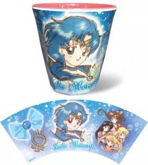 [Used] Mug/Teacup (Character) 05. Sailor Mercury Melamine Cup "Pretty Guardian Sailor Moon"
