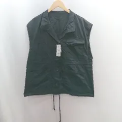 ◇ ⊂◎●未使用● tiptop ティップトップ ノースリーブ ベスト サイズF ブラック レディース E  【1502060017732】