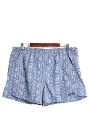 【お得なクーポン配布中!】 パタゴニア バギーズ ショーツ レディース XL / 古着 Patagonia アウトドア ナイロン ショートパンツ 短パン 総柄 マルチカラー 水陸両用