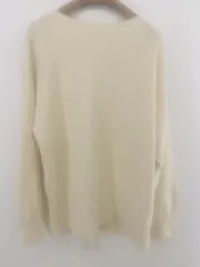 ◇ LOWRYS FARM ローリーズファーム バックオープン 長袖 ニット セーター サイズF ベージュ系 レディース P  【1301260011997】