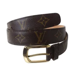 LOUIS VUITTON / ルイヴィトン サンチュール・エリプス ベルト モノグラム ブラウン CT0065 M6919 NO  Bランク