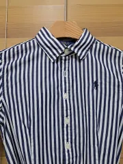 POLO RALPH LAUREN(ポロラルフローレン) キッズ ストライプシャツタイプ ワンピース 8 ( 140 ) サイズ