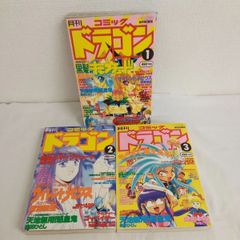 コミックドラゴン 95年 1.2.3月号　サイレントメビウス　黒髪のキャプチュード　天地無用！　GO GO WEST　麻宮騎亜　田沼雄一郎　奥田ひとし AYY 7−2E