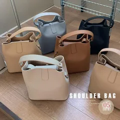 【美品・未使用新品】春 夏春 夏 秋 冬 ショルダーバッグ 2wayバケットバッグ