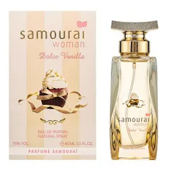 アランドロン サムライ ウーマン ドルチェバニラ EDP・SP 40ml 香水 フレグランス SAMOURAI WOMAN DOLCE VANILLA ALAIN DELON 新品 未使用のサムネイル