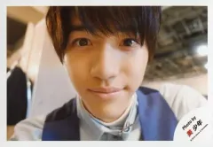 【中古】生写真(ジャニーズ) 美 少年/岩崎大昇/横型・顔アップ・衣装紺・白・両手下・口閉じ・口角上げ・カメラ目線/「ジャニーズJr.8・8祭り～東京ドームから始まる～」セルフィー/公式生写真