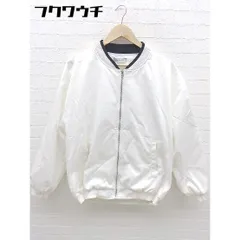 ◇ RASVOA ラスボア 長袖 ジップアップ ジャケット ブルゾン サイズ99 オフホワイト レディース 【中古】 【1002802501449】のサムネイル