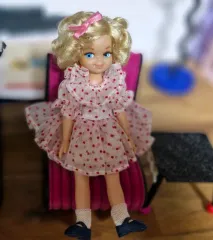 ビンテージ 青いセーラー服シャーリー・テンプル人形44cm 裸足 IDEAL社