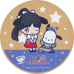 【中古】コースター 葉月恋×ポチャッコ ウッドコースター 「ラブライブ!スーパースター!!×サンリオキャラクターズ vol.2」