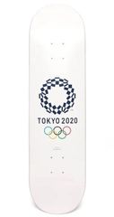 세계 한정 200장 ◆BEAMS x Tokyo 2020 Olympic Games Emblem Skate Deck White Wooden Board 빔스 도쿄 올림픽 스케이트 덱 호리메 유토