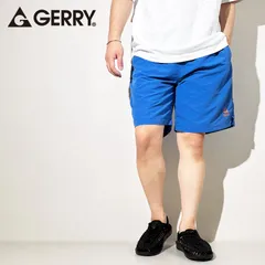 GERRY 水陸両用 ナイロン ハーフパンツ メンズ 速乾 ショートパンツ 短パン 川 海 水着 男女兼用 ユニセックス バギーショーツ 青 ロイヤルブルー 涼しい 軽量 薄い ナイロン 100％ S M L LL XL フェルメールブルー  079190