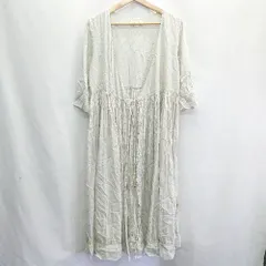 ◇ B:MING 長袖 ガウン サイズ1 グレージュ系 レディース E  【1406050088125】