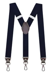 【在庫処分】[MOHSILY] サスペンダー メンズ レディース ベルト 強力 ダブルフック パンツ ガッチリホールド ｙ型 X型 35ｍｍ 太め フォーマル 吊りバンド ズボン吊り セール