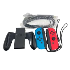 186002 動作未確認 ジョイコン  コントローラー グリップカバー付き　 レッド/ブルー