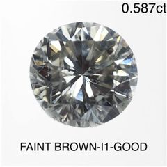 【新品】M(FAINT BROWN)-I1-GOOD ダイヤモンドルース