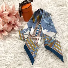 エルメス　スカーフ　シルク　総柄　23SS ツイリー