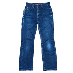 LEVI'S RED TAB LADIES F552-29 日本製 2001年 ボタン裏J30 ストレッチ クロップド テーパードデニム インディゴ サイズW28 レディースS リーバイス
