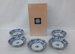 【未使用品】たち吉　間取草花　小鉢　５客