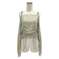 夢展望公式 [新品未使用] ラメシアーオフショルカットトップス [ミント] 他カラー別ページ有  カットソートップス カットソートップス・Ｔシャツ（長袖） 535504-03