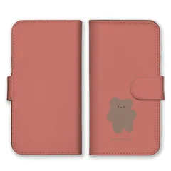 iPhone 16 Pro ケース 手帳型 アイフォン16プロ スマホケース 携帯ケース くまさん クマ テディベア 熊 可愛い 大人女子 韓国 くすみカラー 水色 ピンク デザイン  スマホカバー カラー09