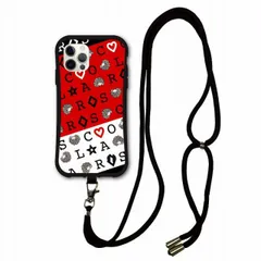 [iPhone11 Pro Max] スマホショルダー付 スカラー iPhoneSE 第3世代 ケース 耐衝撃 i-coronケース iPhone16 15 14 13 12 11 スマホケース アイフォン 全機種対応 スマホカバー scolar ロゴ ハート