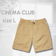 CINEMA CLUB　ショートパンツ　size L　送料無料　即日発送　ショップをフォローでお得なクーポン発行してます！